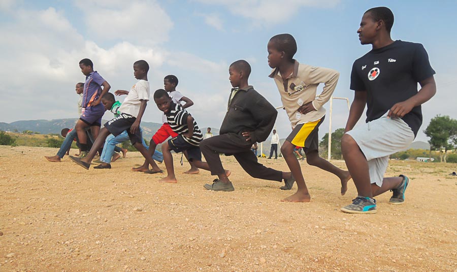 Kids at Carepoint playing Sports