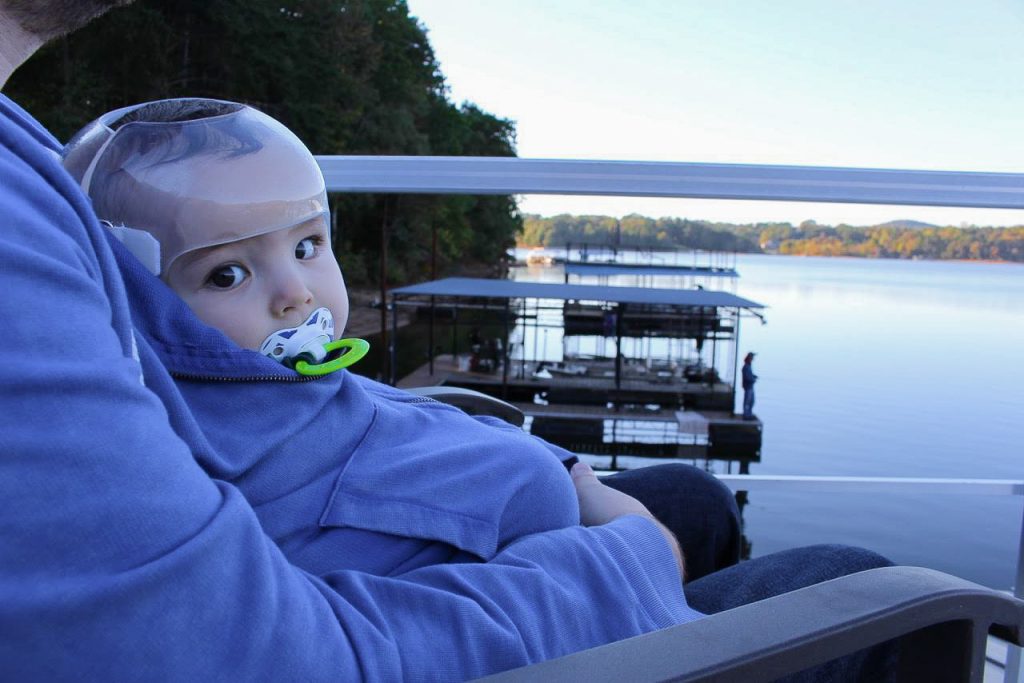 Zach at the lake