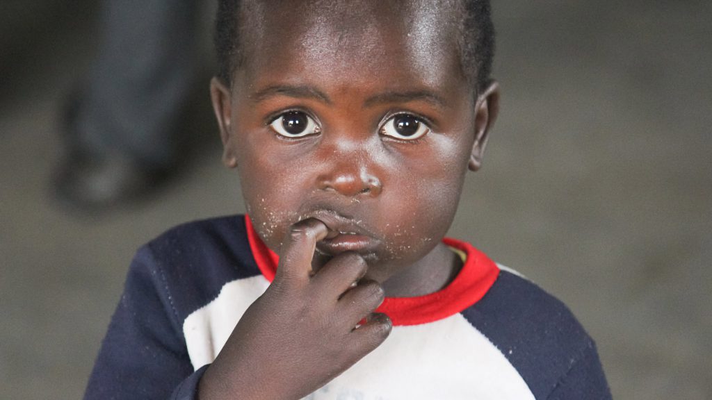 Child at mkhombokati carepoint Eswatini